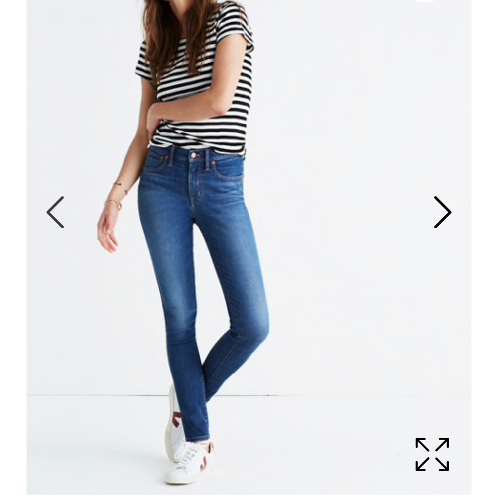 Madewell Tall - 9” high riser skinny skinny